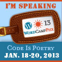 I'm speaking at WordCamp Phoenix 2013